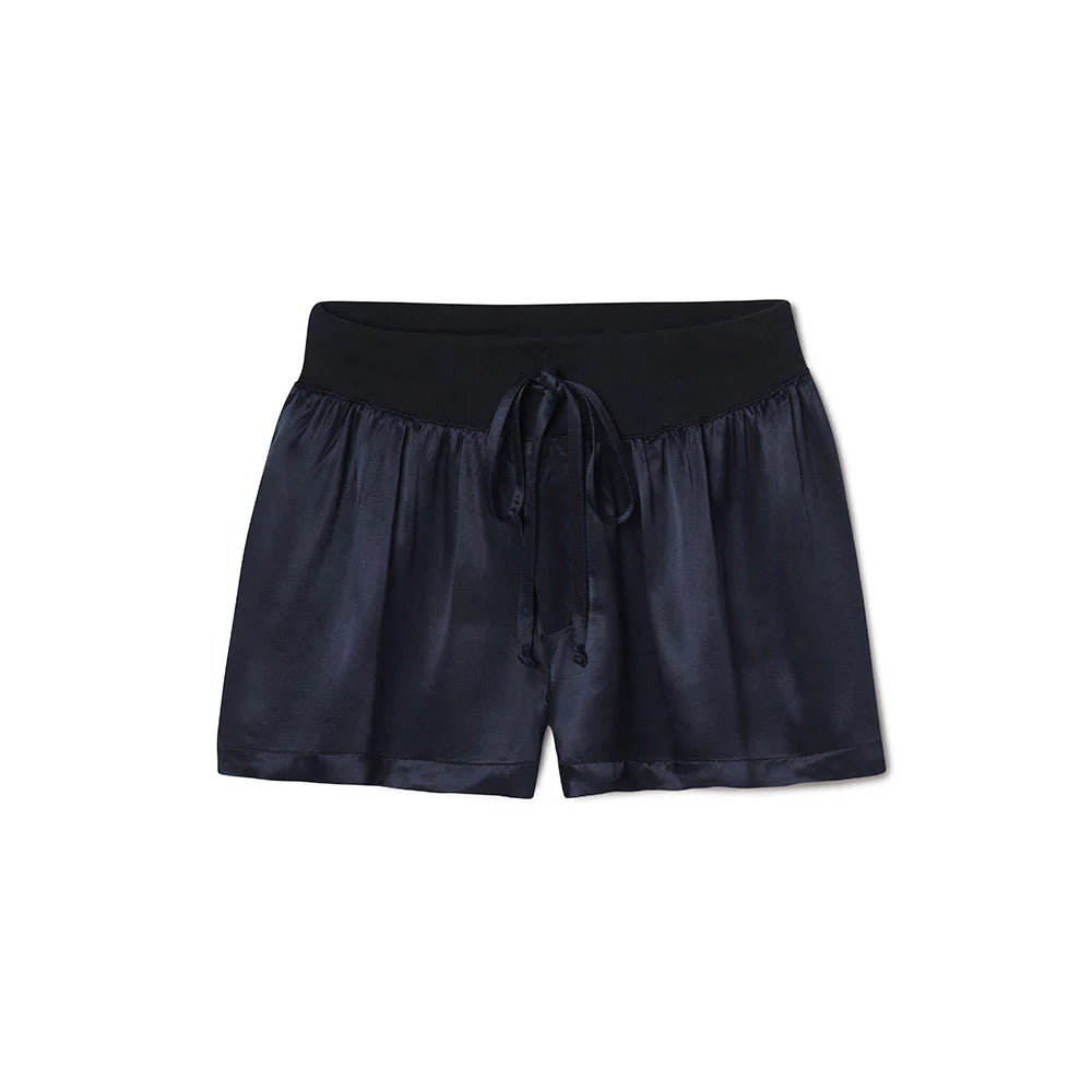 MIkel Satin Boxer Navy