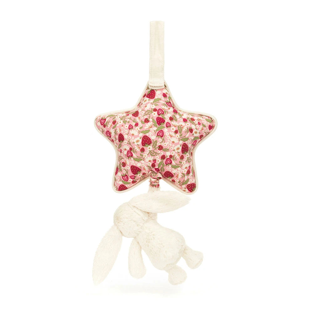 Blossom Cream Bunny Berry Musical Pull