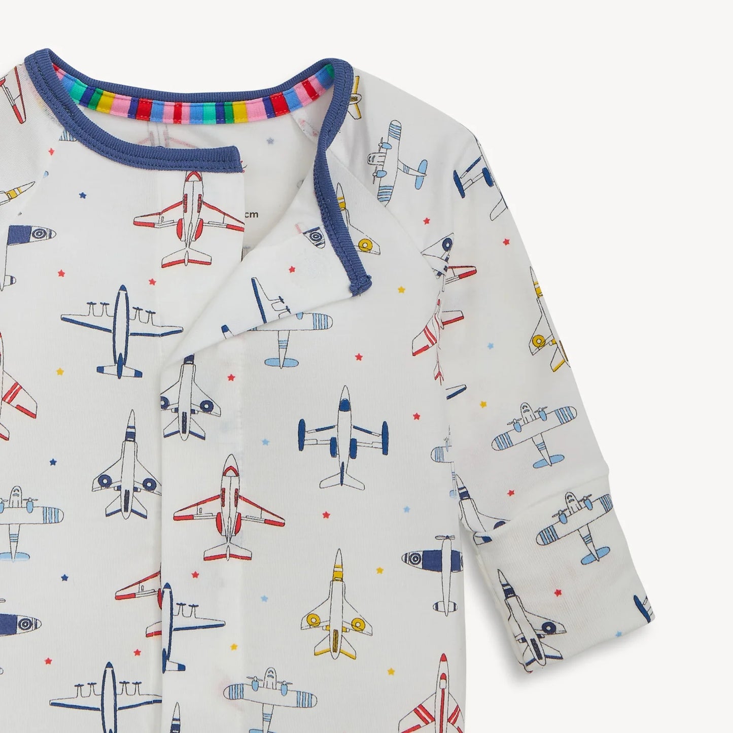 Just Plane Fun Modal Magnetic Grow With Me Convertible Coverall