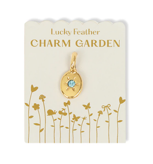 Charm Garden Gold Charm Birthstone March