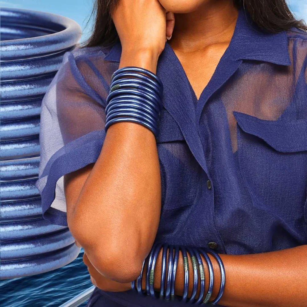 Marine All Weather Bangles Set of 6 Serenity Prayer