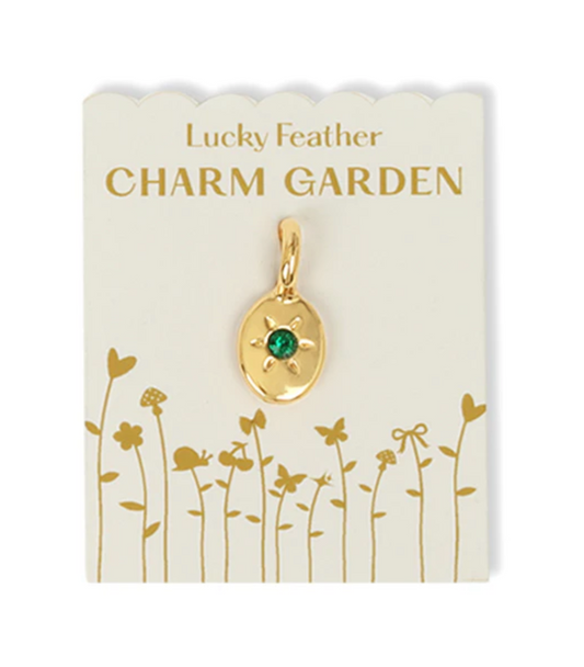 Charm Garden Gold Charm Birthstone May