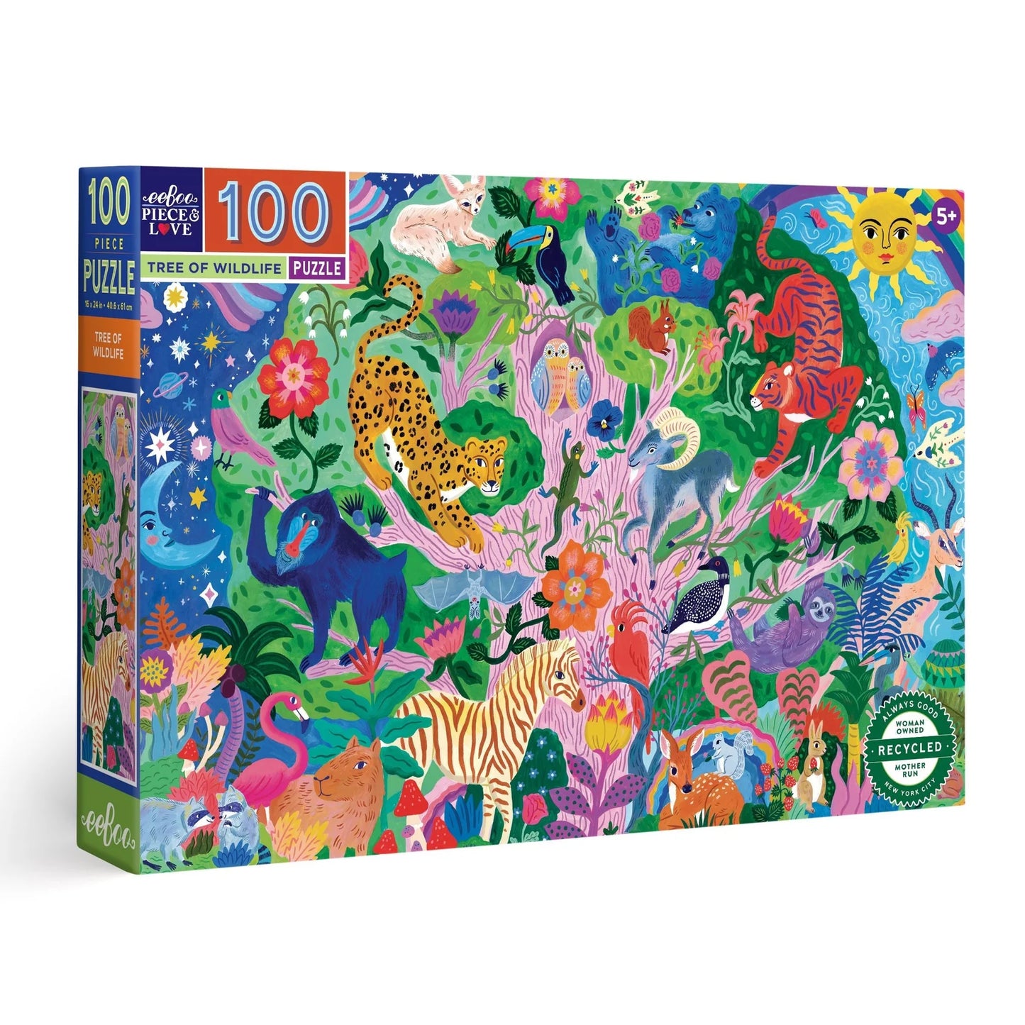 Tree of Wildlife 100 Piece Puzzle