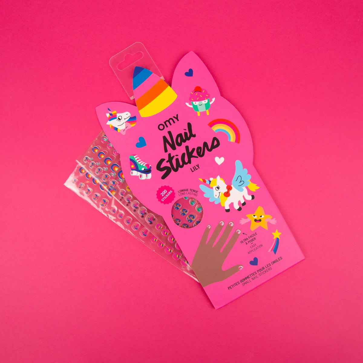 Lily the Unicorn Nail Stickers