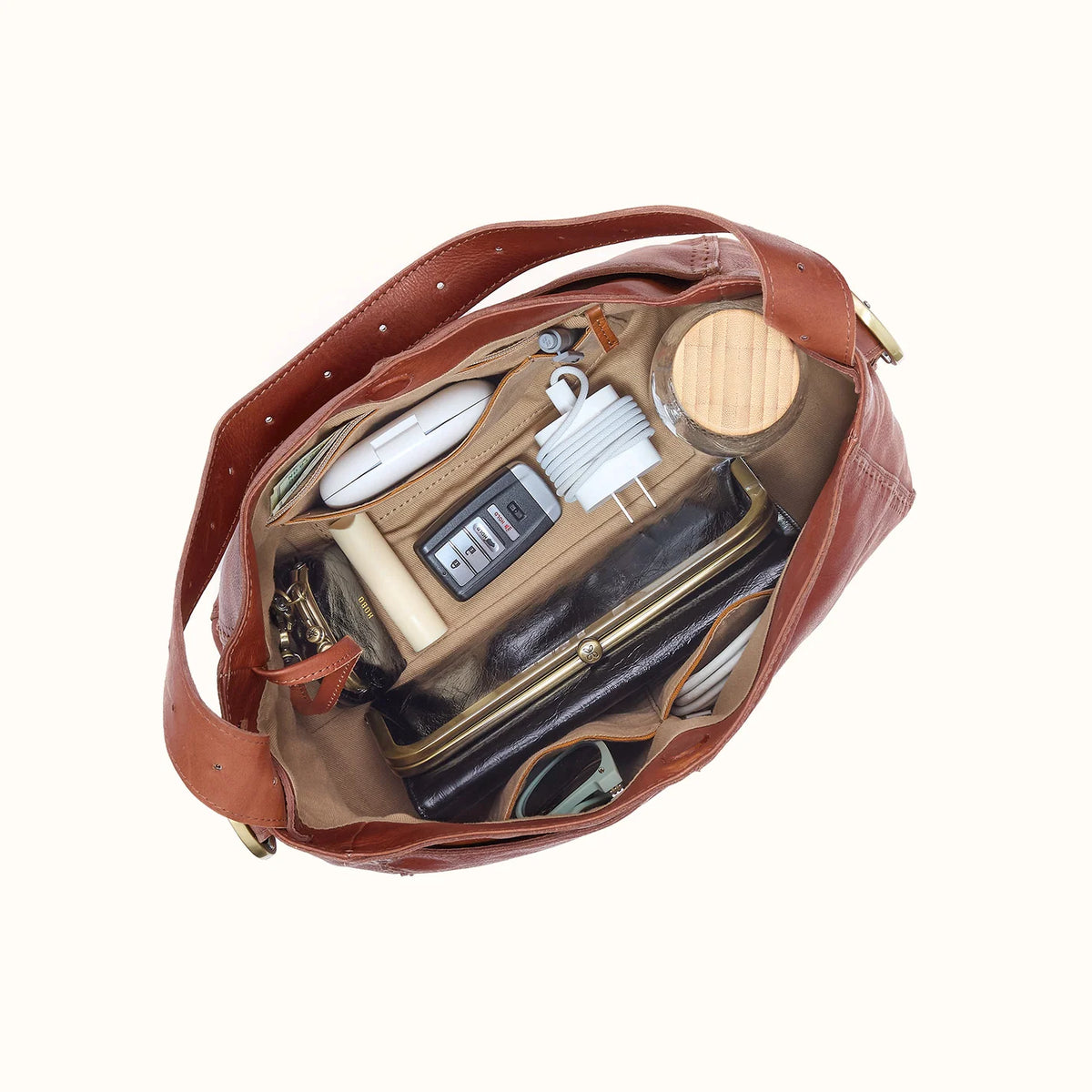 Render Kindling Brown Shoulder Bag