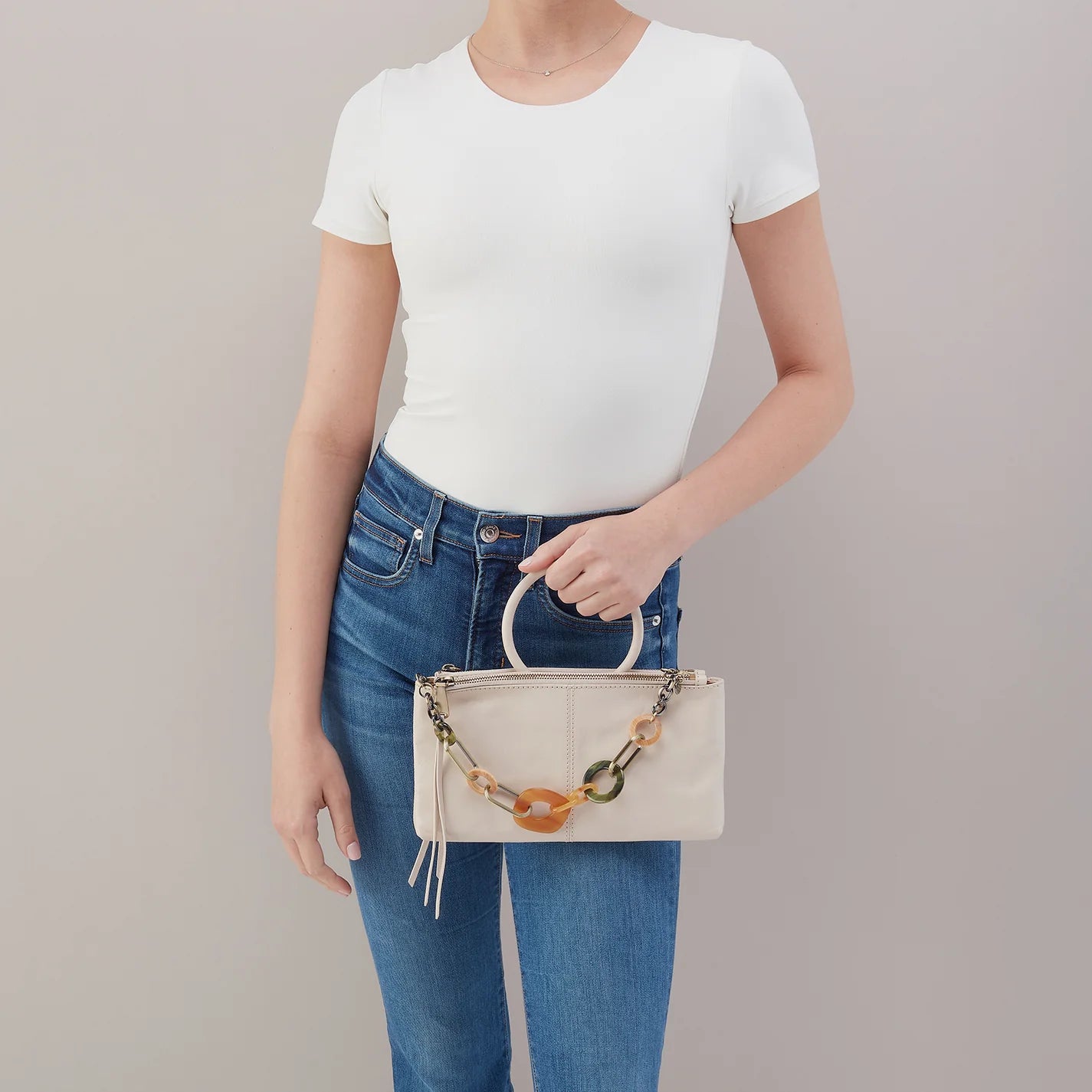 Sable Crossbody Pale Flax