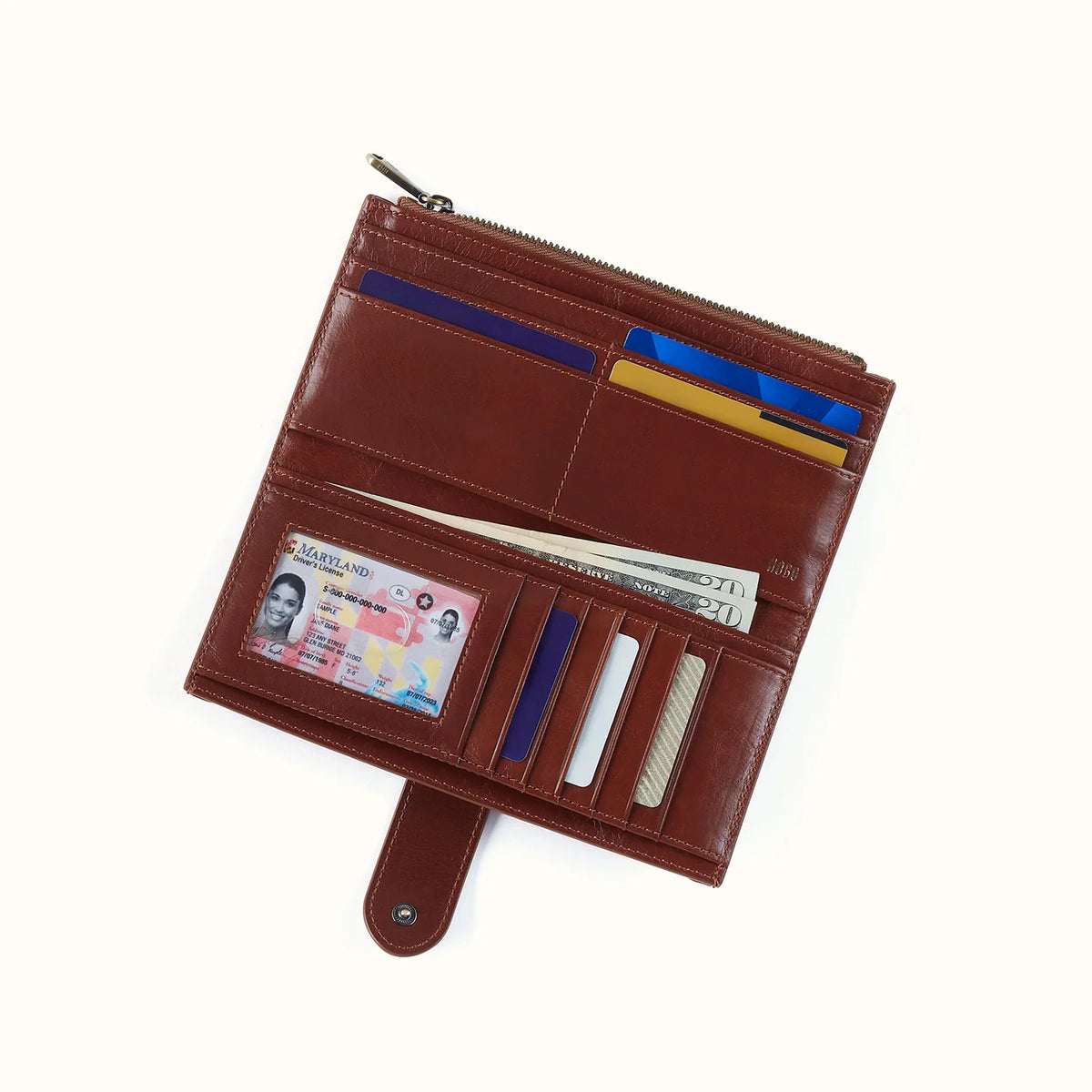 Dunn Harvest Root Continental Wallet