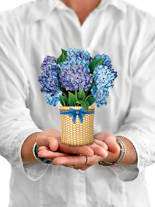 Mini Nantucket Hydrangeas Pop-up Card