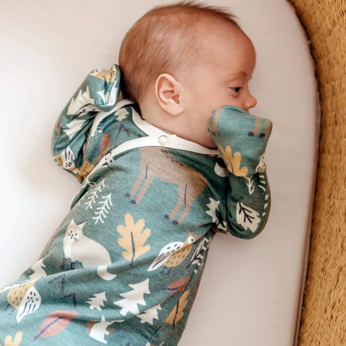 Newborn Knotted Gown Atwood