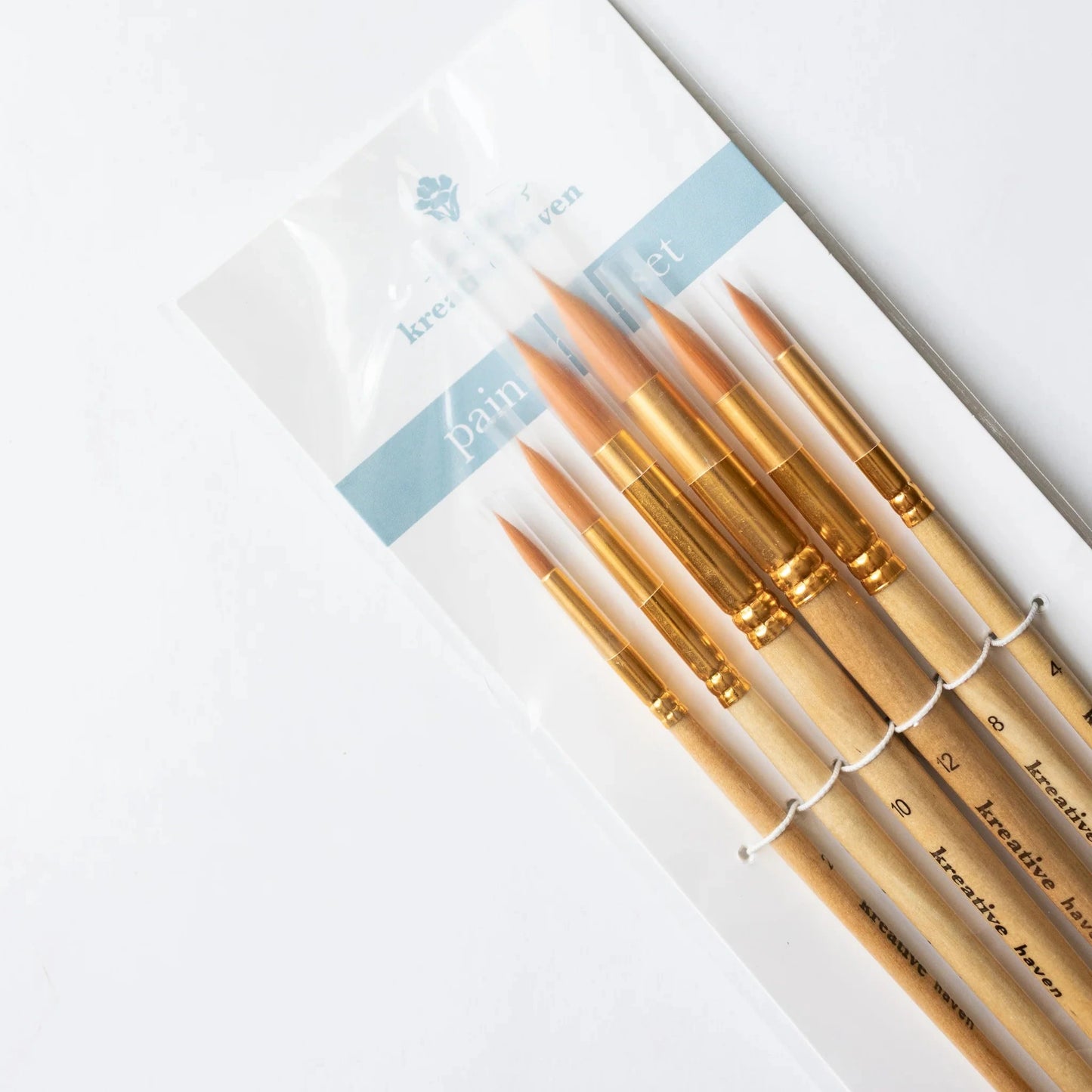 Round Tip Watercolor Brush Set