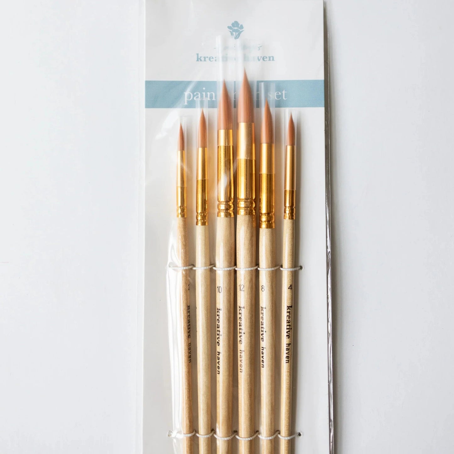 Round Tip Watercolor Brush Set