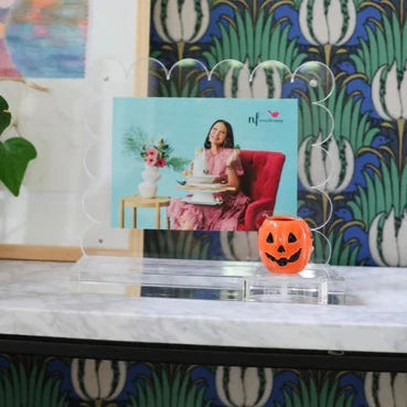 Clearly A-Nora-ble Scalloped Acrylic Frame