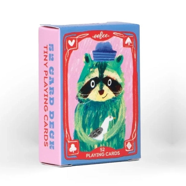Katie Vernon Tiny Playing Cards Raccoon