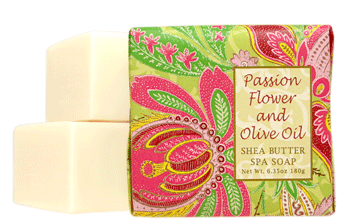 Passion Flower & Olive Oil Mini Shea Butter Soap