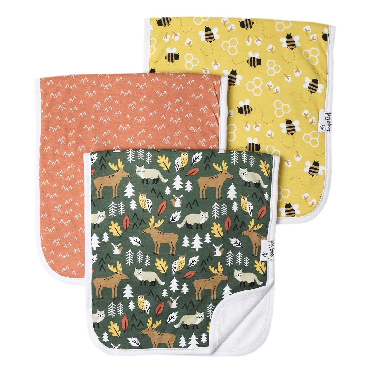Burp Cloths Atwood Set of 3