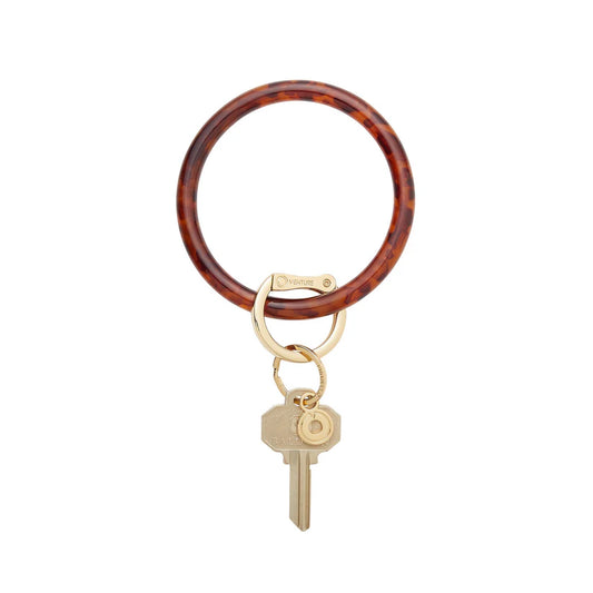 Resin Big O Key Ring Tortoise