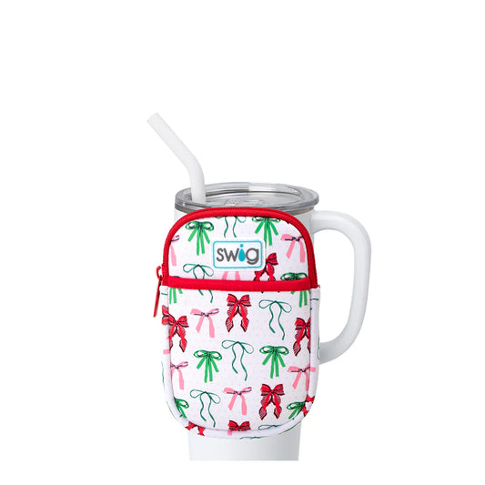 Swig Ribbons & Bows Mega Mug Pouch