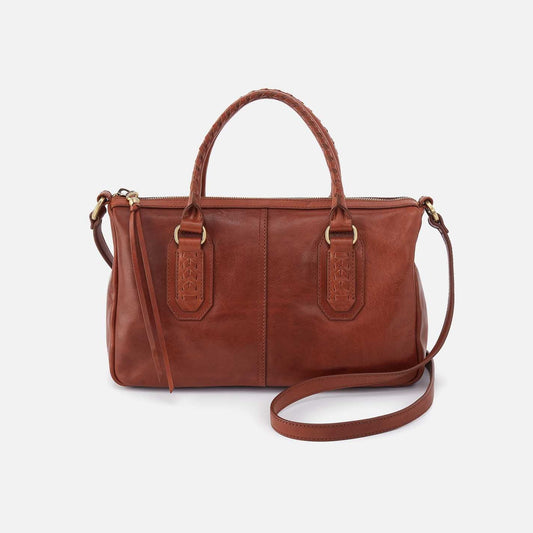 Expedition Satchel Buffed Leather Pecan Ridge