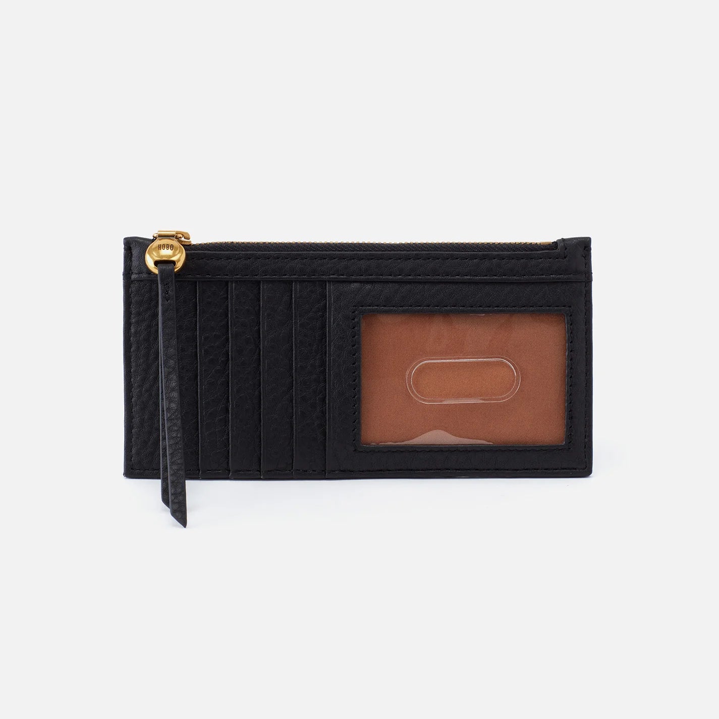 Carte Card Case Pebbled Leather Black