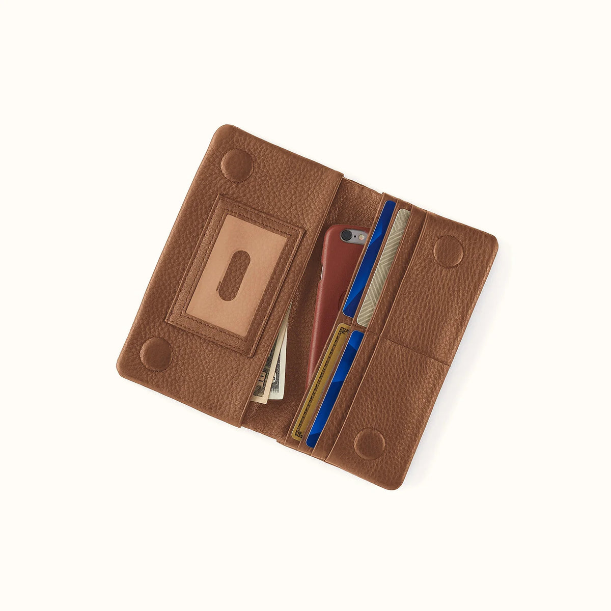 Lumen Timber Brown Continental Wallet