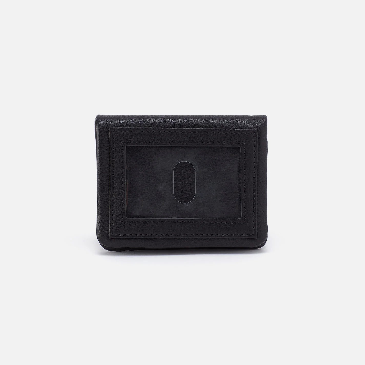 Lumen Mini Wallet Pebbled Leather Black