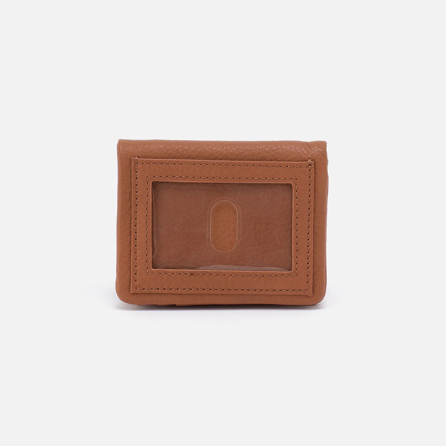 Lumen Mini Wallet Pebbled Leather Warm Honey