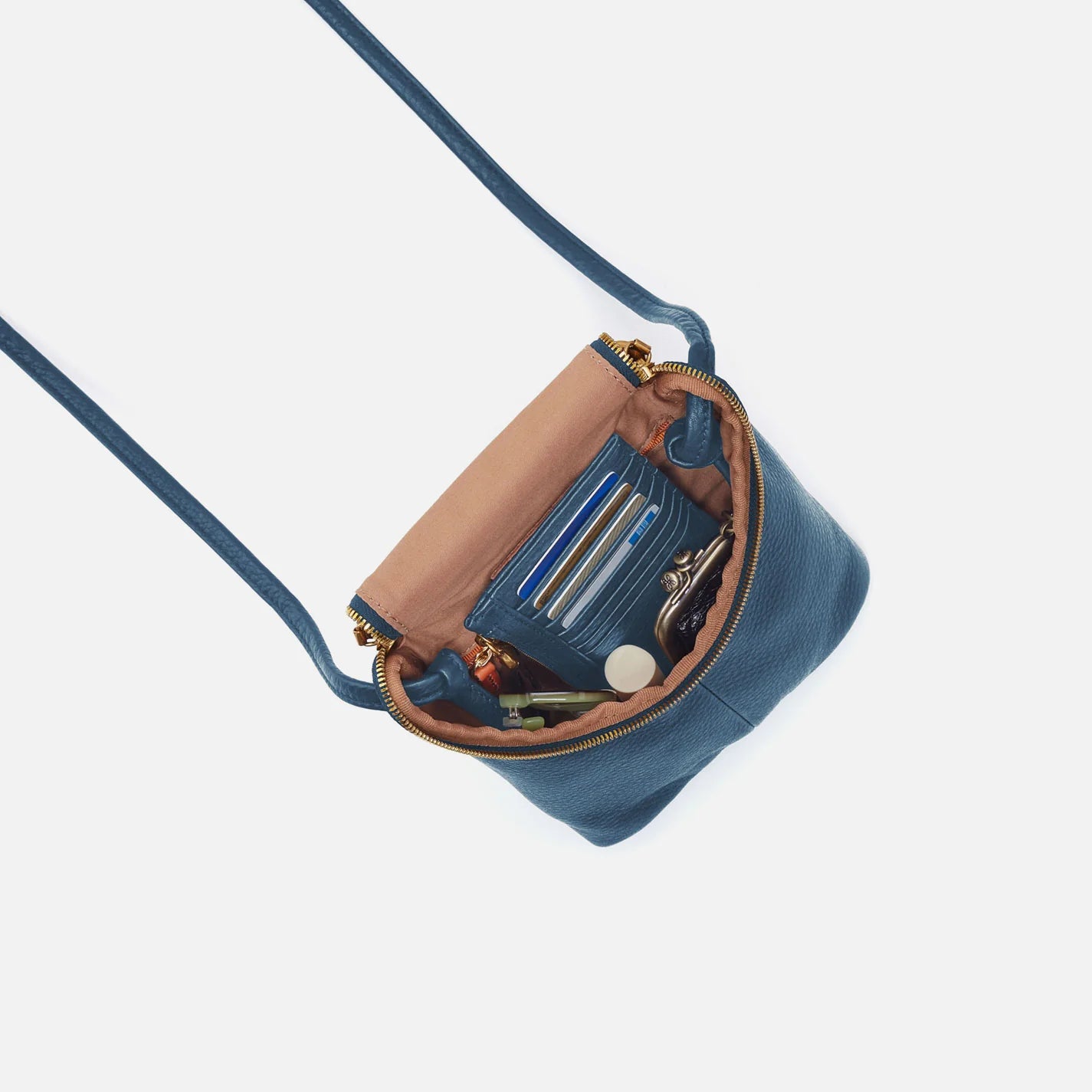 Fern Crossbody Peacock Feather