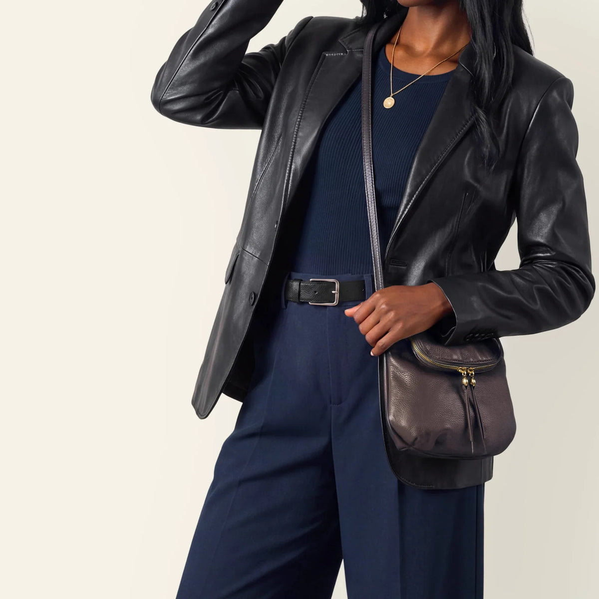 Fern Hearthstone Zip-Flap Crossbody