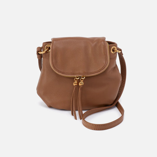 Fern Zip-Flap Crossbody Timber Brown