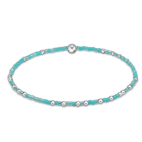 Hope Unwritten Sterling  Bracelet Turq it Girl