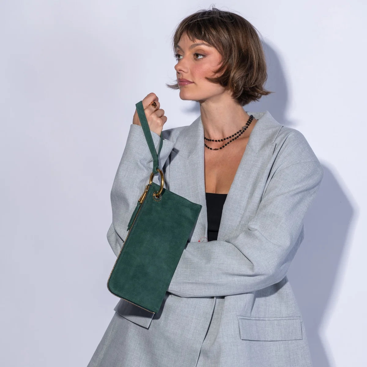 Jett Wristlet Pine Needle