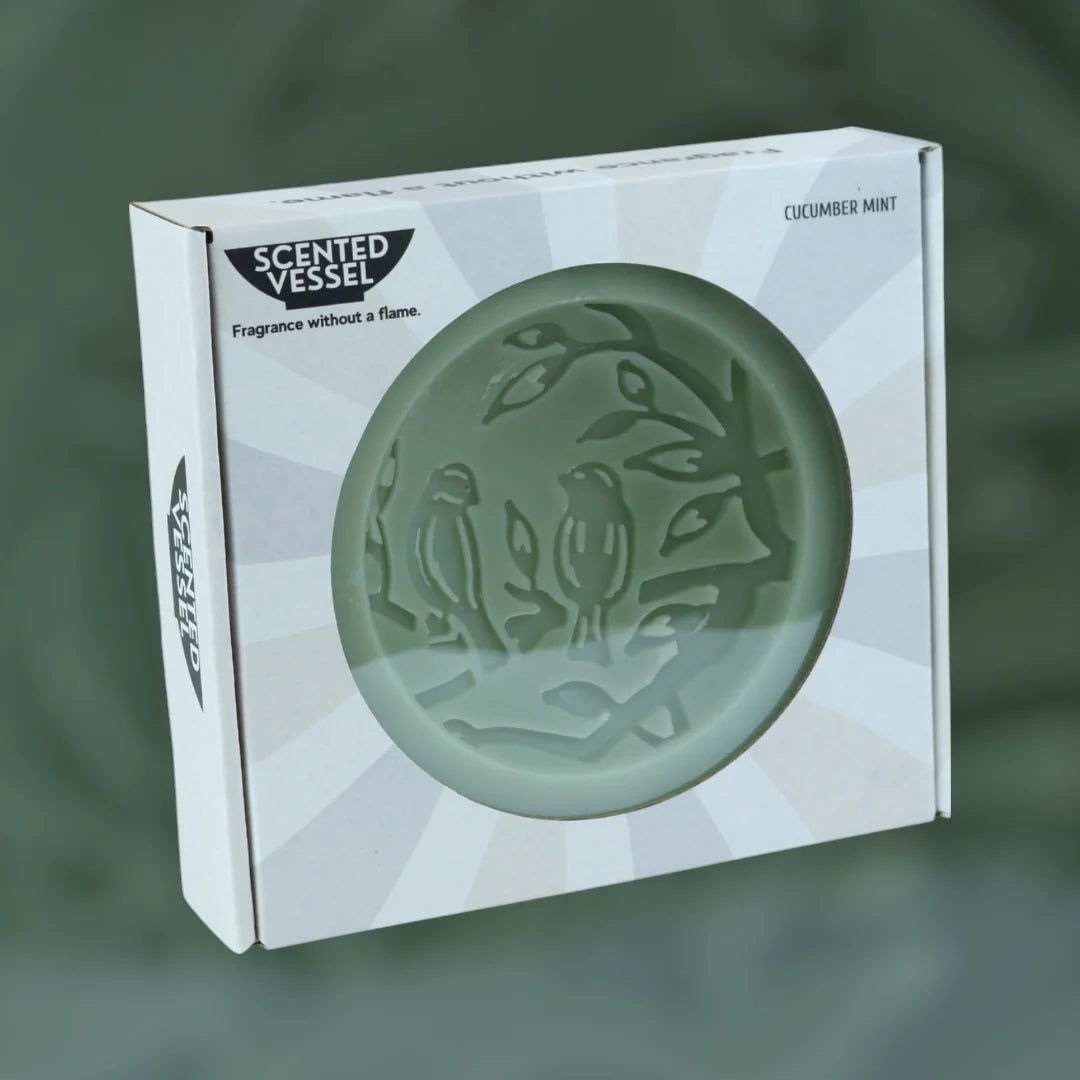 Cucumber Mint Scented Vessel Birds