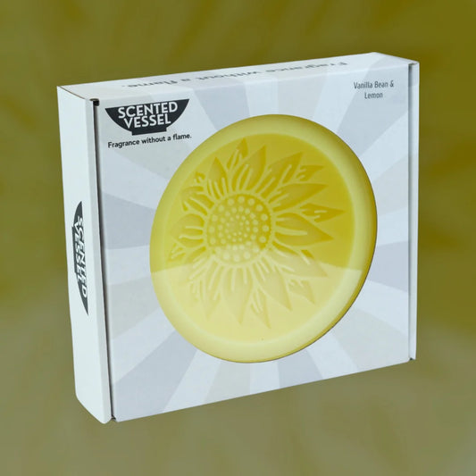Lemon Vanilla Sugar Scented Vessel Sunflower
