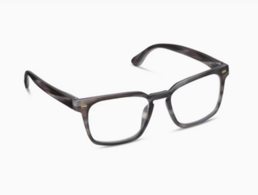 Peepers Readers Jude Charcoal Horn