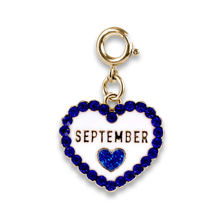 Gold September Birthstone Charm