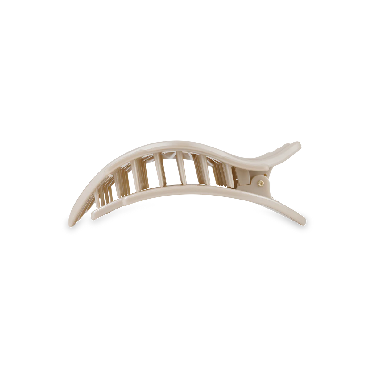 Teleties Small Flat Hair Clip Shimmering Shell