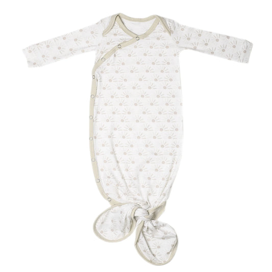 Newborn Knotted Gown Shine