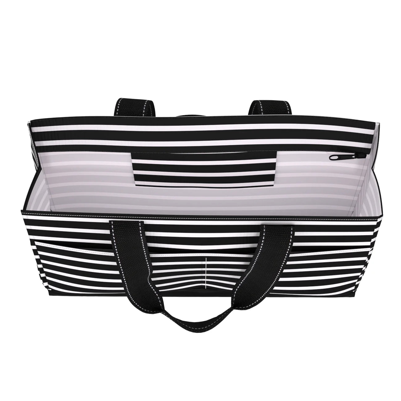 Scout Uptown Pocket Tote Medium Stripe a Pose