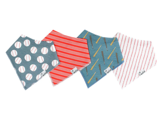 Bandana Bibs Slugger Set of 4