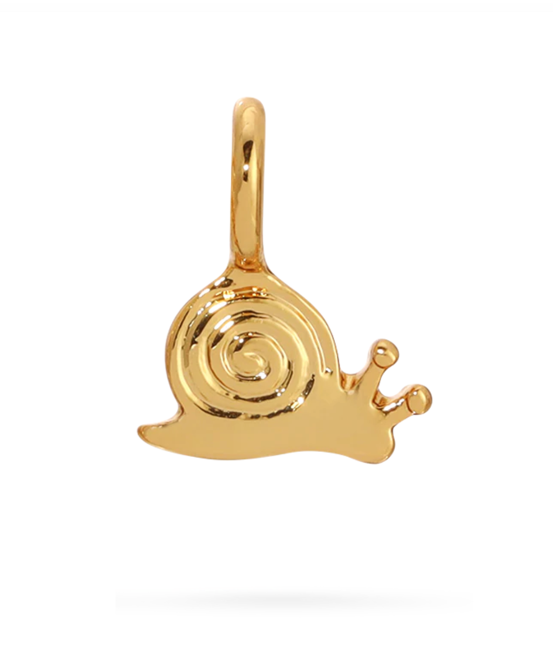 Charm Garden Gold Charm Snail