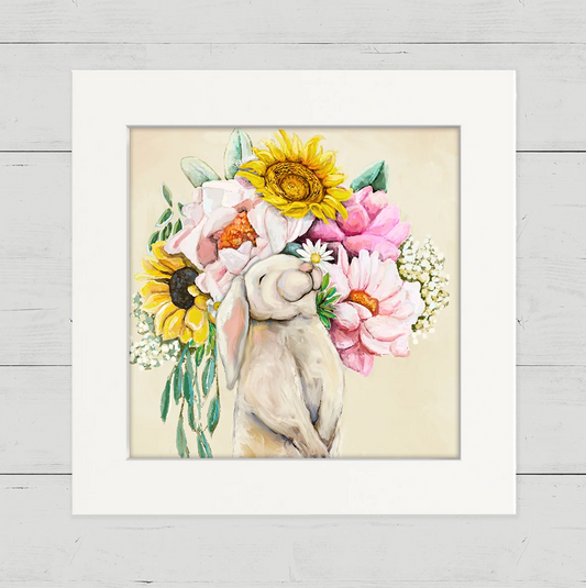 Springtime Bun 2 Happy Square Art
