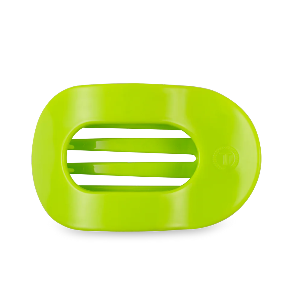 Teleties Large Flat Round Clip Summer Brights