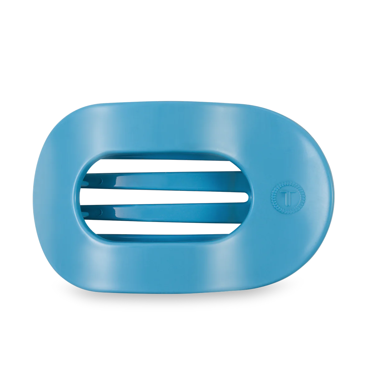 Teleties Large Flat Round Clip Summer Sky