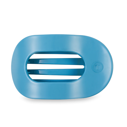 Teleties Large Flat Round Clip Summer Sky