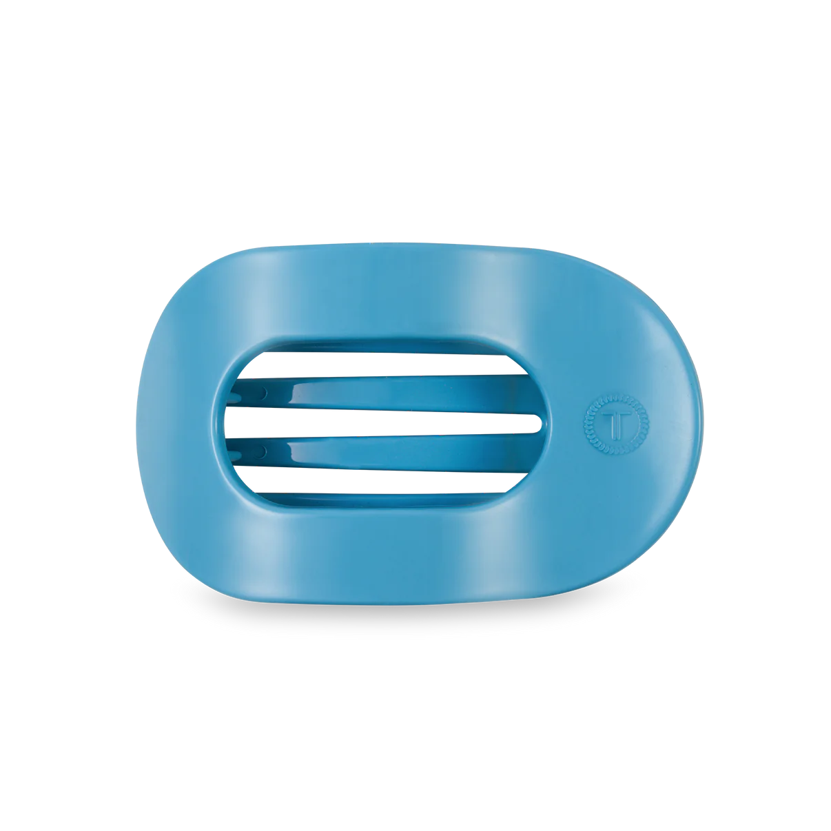 Teleties Medium Flat Round Clip Summer Sky