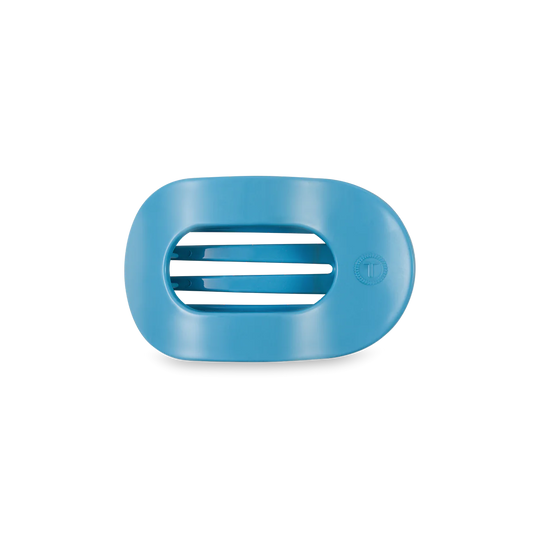 Teleties Small Flat Round Clip Summer Sky