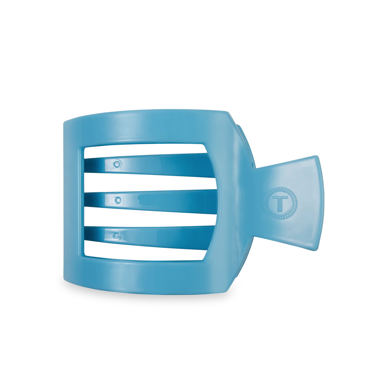 Teleties Large Flat Square Clip Summer Sky