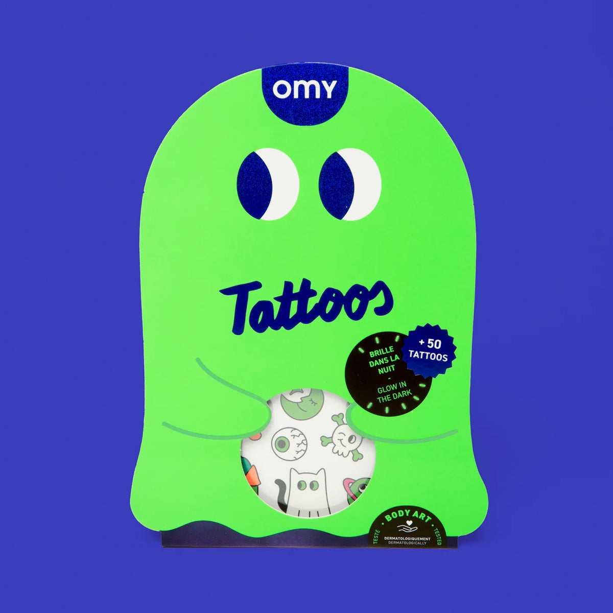 Boo Glow in the Dark Tattoos
