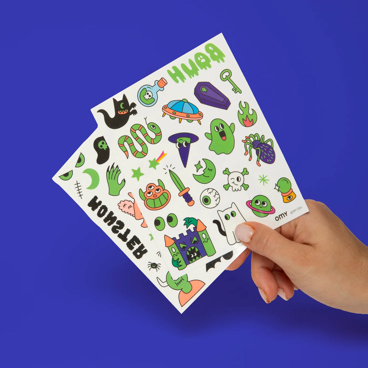 Boo Glow in the Dark Tattoos