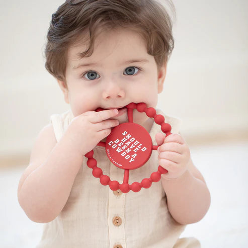 Cowboy Happy Teether
